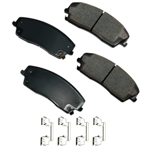 Akebono Pro-ACT™ Ultra-Premium Ceramic Front Disc Brake Pads for 2015 Chrysler 300 - ACT1056