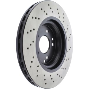 Centric SportStop Drilled 1-Piece Front Brake Rotor for 2005 Mercedes-Benz C320 - 128.35086