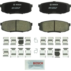 Bosch QuietCast™ Premium Ceramic Rear Disc Brake Pads for 2016 Toyota Tundra - BC1304