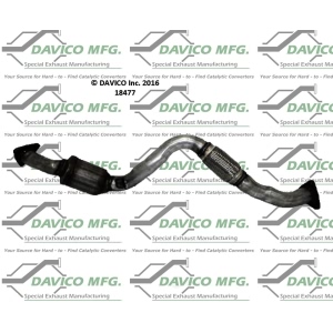 Davico Direct Fit Catalytic Converter and Pipe Assembly for Volkswagen Touareg - 18477