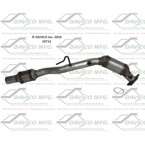 Davico Direct Fit Catalytic Converter and Pipe Assembly for 2010 Hummer H3T - 19721