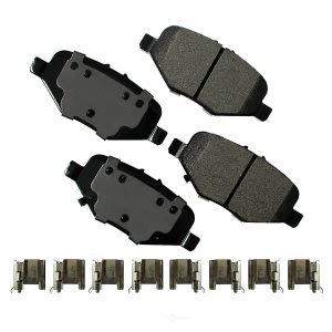 Akebono Pro-ACT™ Ultra-Premium Ceramic Rear Disc Brake Pads for Ford Police Interceptor Sedan - ACT1612