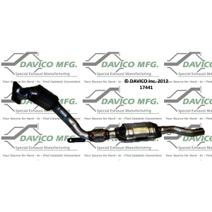 Davico Direct Fit Catalytic Converter and Pipe Assembly for Audi A6 Quattro - 17441