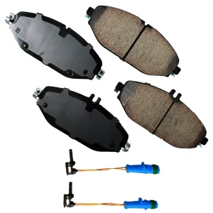 Akebono EURO™ Ultra-Premium Ceramic Front Disc Brake Pads for 2018 Mercedes-Benz C300 - EUR1794