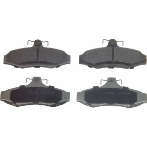Wagner ThermoQuiet Semi-Metallic Disc Brake Pad Set for Daewoo - MX724