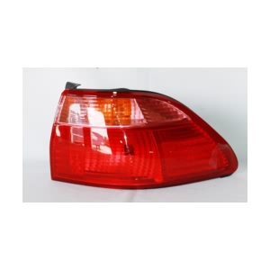 TYC Passenger Side Outer Replacement Tail Light for 1999 Honda Accord - 11-5039-01