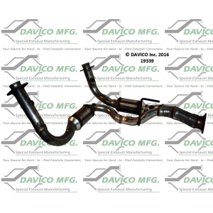 Davico Direct Fit Catalytic Converter and Pipe Assembly for 2005 Jeep Grand Cherokee - 19339