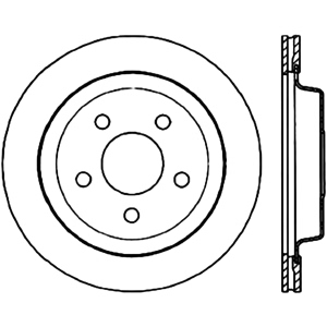 Centric Premium™ Brake Rotor for 1994 Pontiac Firebird - 125.62049