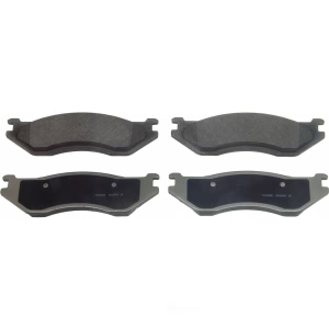 Wagner ThermoQuiet Semi-Metallic Disc Brake Pad Set for 2003 Dodge Durango - MX966A