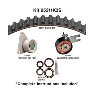 Dayco Timing Belt Kit for 2013 Volvo C70 - 95311K3S