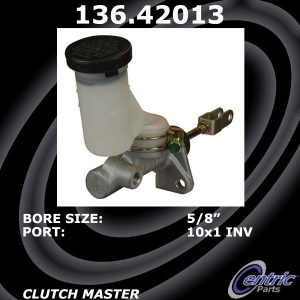 Centric Premium Clutch Master Cylinder for 1999 Nissan Altima - 136.42013
