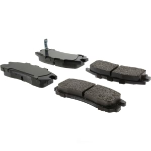 Centric Posi Quiet™ Extended Wear Semi-Metallic Rear Disc Brake Pads for 1993 Mitsubishi Expo - 106.03830