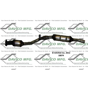 Davico Direct Fit Catalytic Converter and Pipe Assembly for 2004 Volkswagen Passat - 18074