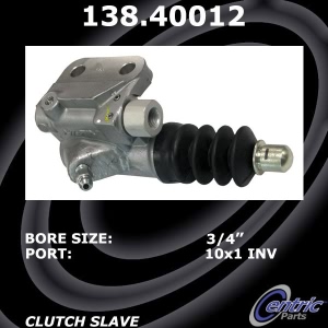 Centric Premium Clutch Slave Cylinder for 2010 Honda Accord - 138.40012