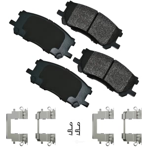 Akebono Pro-ACT™ Ultra-Premium Ceramic Front Disc Brake Pads - ACT1005A