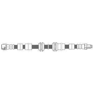 Centric Front Brake Hose for 2012 Mercedes-Benz ML350 - 150.35040
