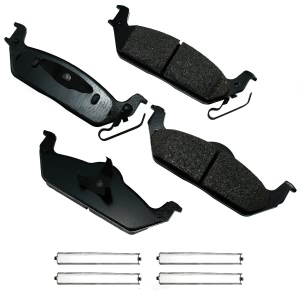 Akebono Pro-ACT™ Ultra-Premium Ceramic Rear Disc Brake Pads for 2003 Dodge Dakota - ACT963