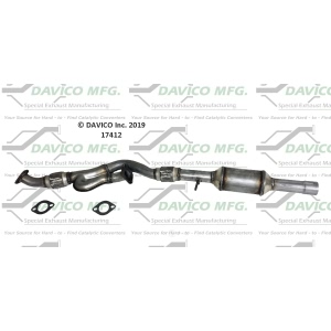 Davico Direct Fit Catalytic Converter and Pipe Assembly for 2002 Hyundai Santa Fe - 17412