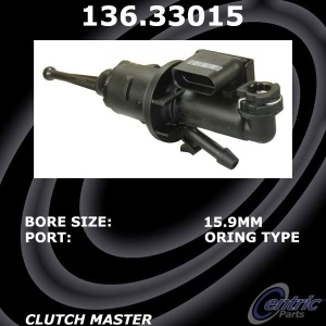 Centric Premium Clutch Master Cylinder for Audi - 136.33015
