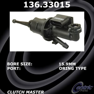 Centric Premium Clutch Master Cylinder for 2019 Audi Q3 - 136.33015