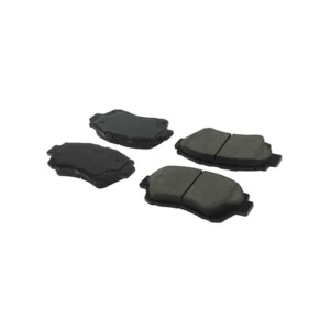 Centric Posi Quiet™ Extended Wear Semi-Metallic Front Disc Brake Pads for 1998 Toyota Sienna - 106.04760