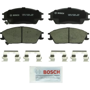 Bosch QuietCast™ Premium Ceramic Front Disc Brake Pads for 1989 Hyundai Excel - BC440