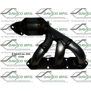 Davico Exhaust Manifold with Integrated Catalytic Converter for 2007 Porsche Cayman - 17226