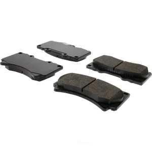 Centric Posi Quiet™ Extended Wear Semi-Metallic Front Disc Brake Pads for Hummer H3T - 106.11190