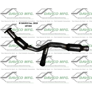 Davico Direct Fit Catalytic Converter and Pipe Assembly for 2016 GMC Yukon - 197202