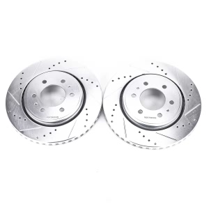 Power Stop PowerStop Evolution Performance Drilled, Slotted& Plated Brake Rotor Pair for 2012 Ford F-150 - AR85108XPR
