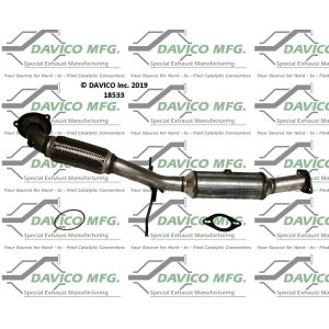 Davico Direct Fit Catalytic Converter and Pipe Assembly for Volvo S60 - 18533