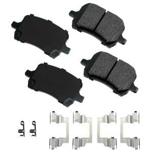 Akebono Pro-ACT™ Ultra-Premium Ceramic Front Disc Brake Pads for 2008 Pontiac G5 - ACT1160