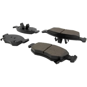 Centric Posi Quiet™ Ceramic Front Disc Brake Pads for Fiat 500 - 105.15680