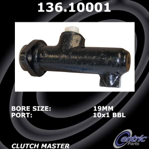 Centric Premium Clutch Master Cylinder for Peugeot 505 - 136.10001