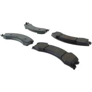 Centric Posi Quiet™ Semi-Metallic Brake Pads With Hardware for 2014 Nissan NV3500 - 104.15651