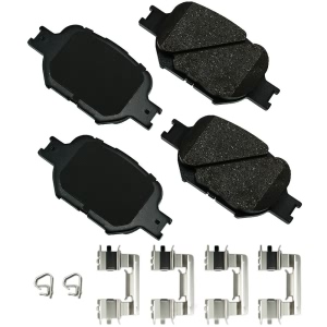 Akebono Pro-ACT™ Ultra-Premium Ceramic Front Disc Brake Pads for 2009 Scion tC - ACT817A