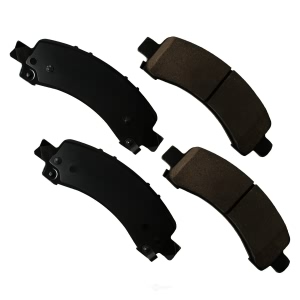 Akebono Pro-ACT™ Ultra-Premium Ceramic Rear Disc Brake Pads for 2003 Cadillac Escalade - ACT974