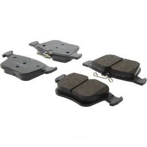 Centric Posi Quiet™ Ceramic Rear Disc Brake Pads for Audi TTS Quattro - 105.17610