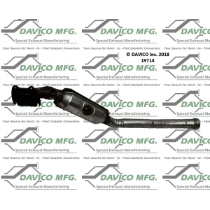 Davico Direct Fit Catalytic Converter and Pipe Assembly for 2014 Dodge Durango - 19714