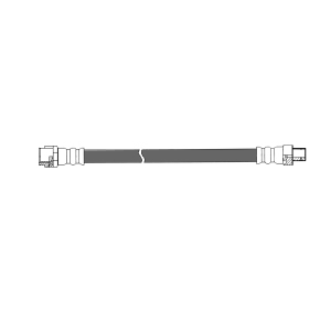 Centric Front Brake Hose for 2018 Mercedes-Benz SLC43 AMG - 150.35014