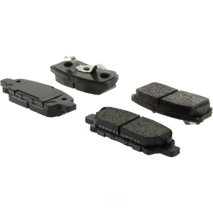 Centric Posi Quiet™ Extended Wear Semi-Metallic Rear Disc Brake Pads for 2007 Chrysler Sebring - 106.10370