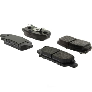 Centric Posi Quiet™ Extended Wear Semi-Metallic Rear Disc Brake Pads for 2007 Dodge Caliber - 106.10370