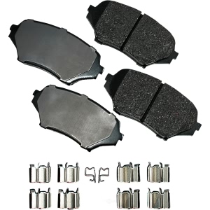 Akebono Pro-ACT™ Ultra-Premium Ceramic Front Disc Brake Pads for 2012 Mazda MX-5 Miata - ACT1179
