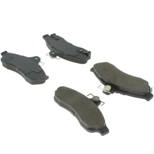 Centric Posi Quiet™ Extended Wear Semi-Metallic Rear Disc Brake Pads for 1996 Chevrolet Caprice - 106.06280