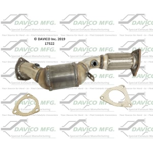 Davico Direct Fit Catalytic Converter and Pipe Assembly for Audi Q7 - 17522