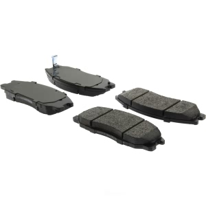 Centric Posi Quiet™ Extended Wear Semi-Metallic Front Disc Brake Pads for 2005 Hyundai Santa Fe - 106.09030