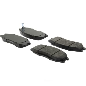 Centric Posi Quiet™ Extended Wear Semi-Metallic Front Disc Brake Pads for 2001 Hyundai Santa Fe - 106.09030