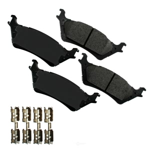 Akebono Performance™ Ultra-Premium Ceramic Rear Brake Pads for 2012 Ford F-150 - ASP1602