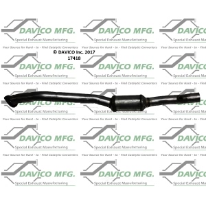 Davico Direct Fit Catalytic Converter and Pipe Assembly for 1999 BMW 740i - 17418