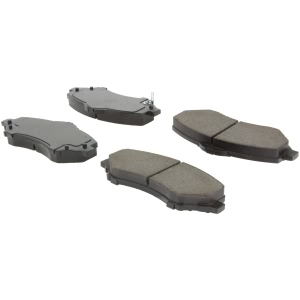 Centric Posi Quiet™ Ceramic Front Disc Brake Pads for 2013 Jeep Wrangler - 105.12730
